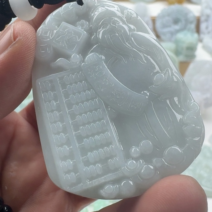翡翠未镶嵌颈饰天然缅甸A货翡翠