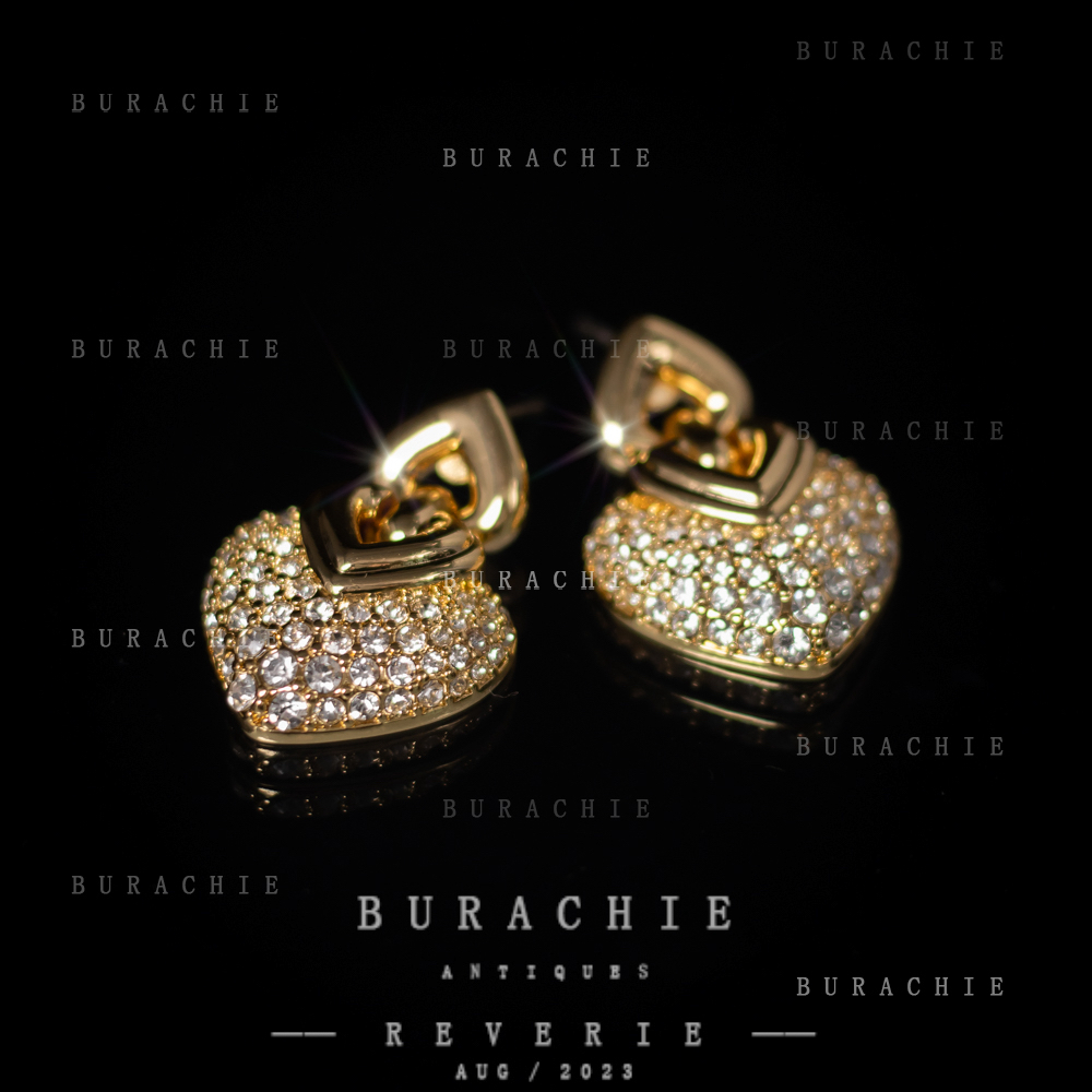 铜合金仿水晶耳饰 【9800】周年珍藏英｜经典原标克拉款Crown