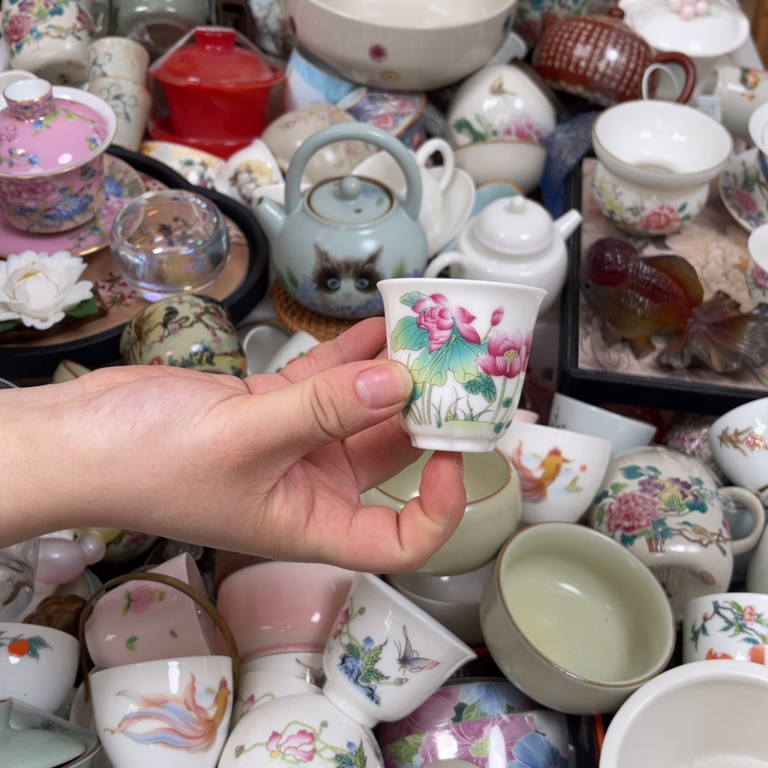 瓷片陶瓷茶具家用配件