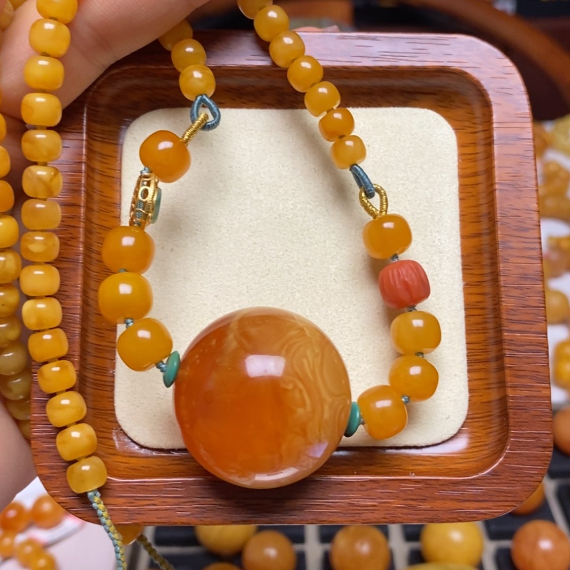 【闪购商品】蜜蜡颈饰未镶嵌项链