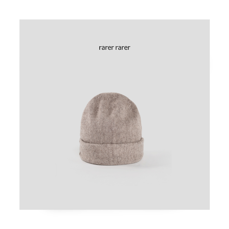 【rarer rarer】25AW早秋米色小卷边堆堆帽冷帽 2506048