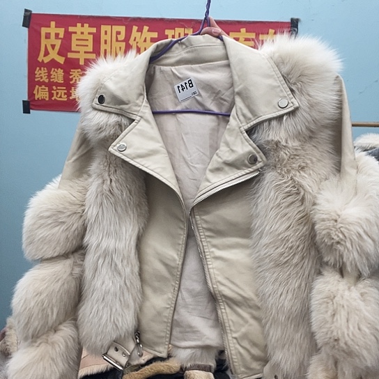 2025冬季女装棉衣棉服狐狸毛