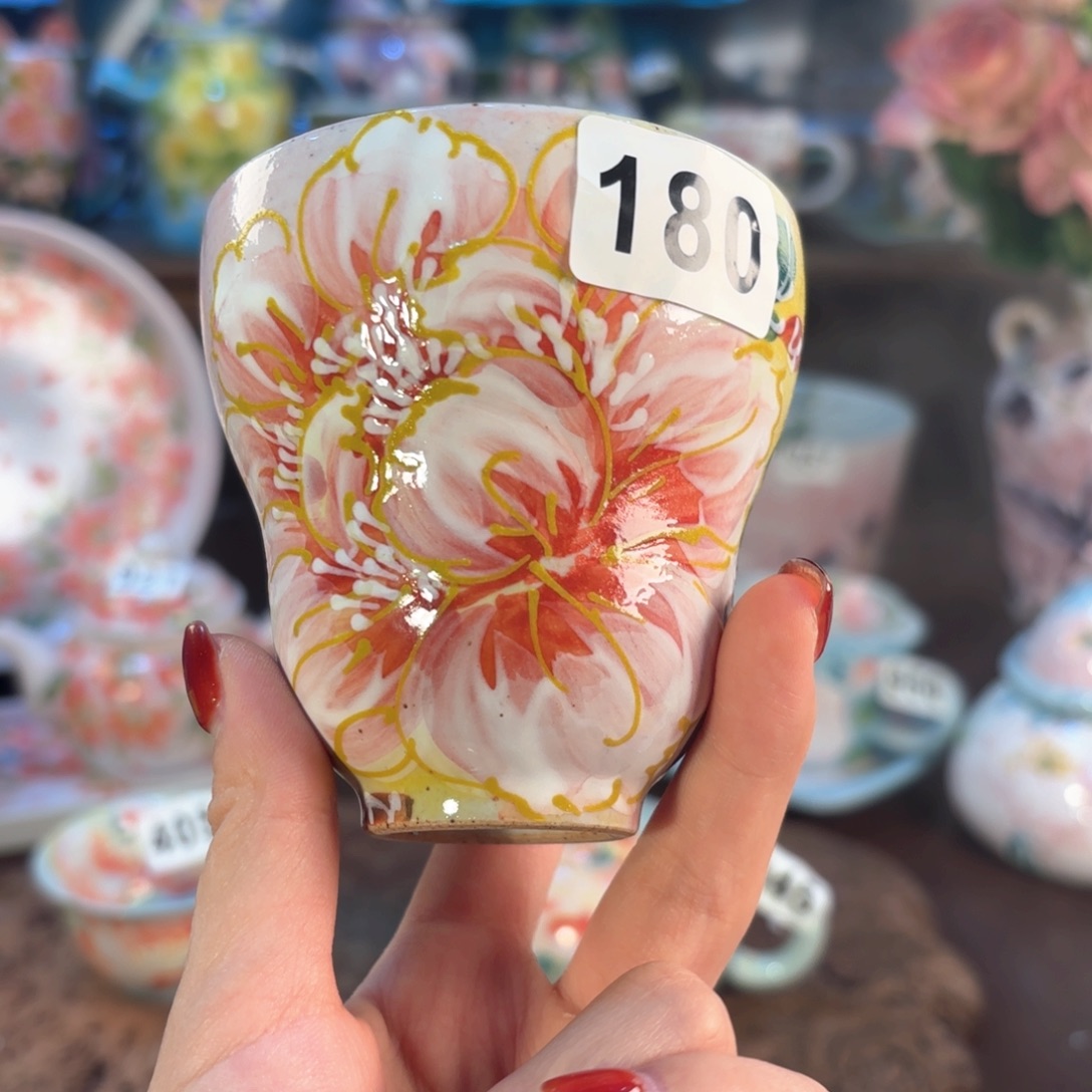 景德镇手绘高温釉下彩陶瓷茶具