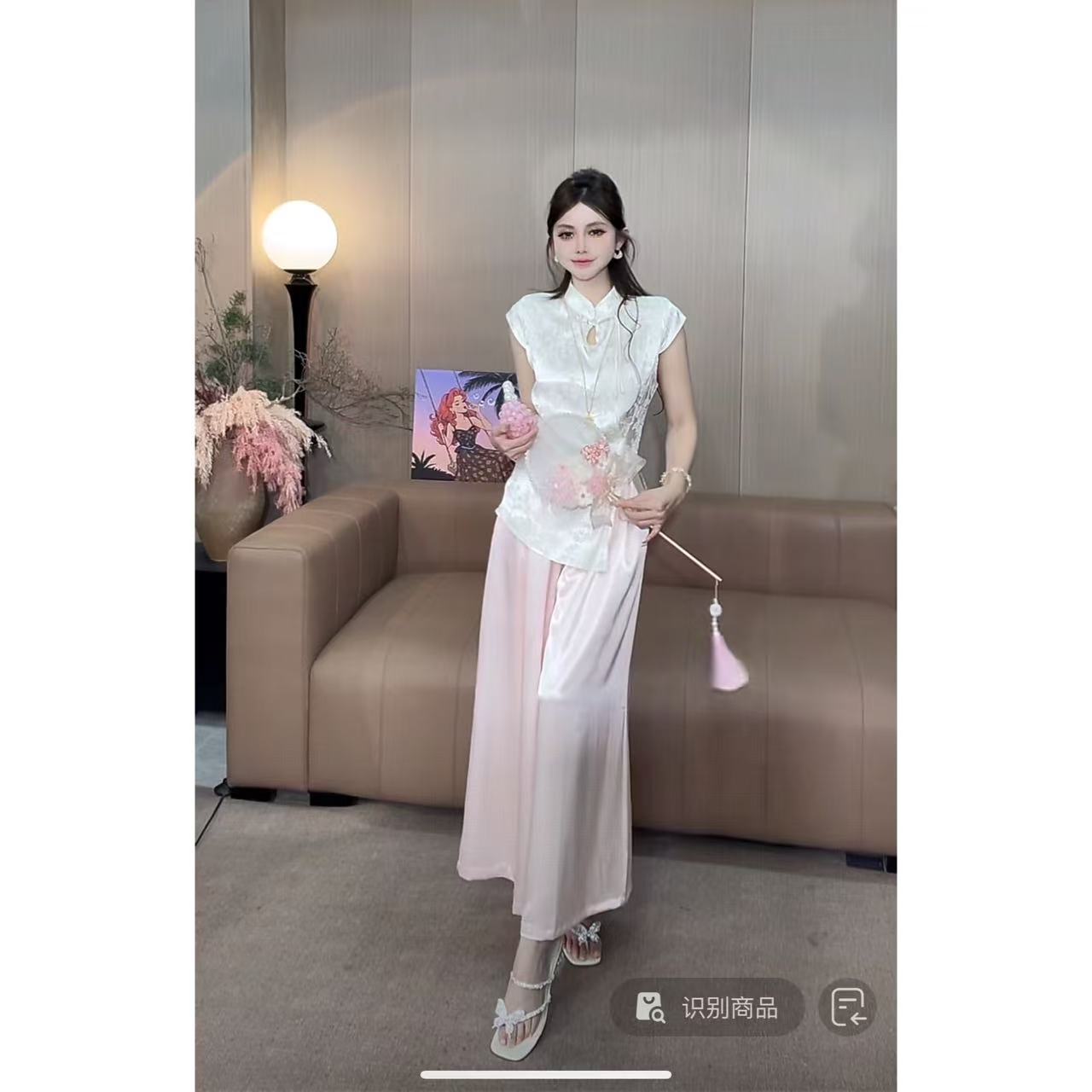 DACPAN-“新时代女星”国风提花阔腿裤 2025/盼·PP 1652-2