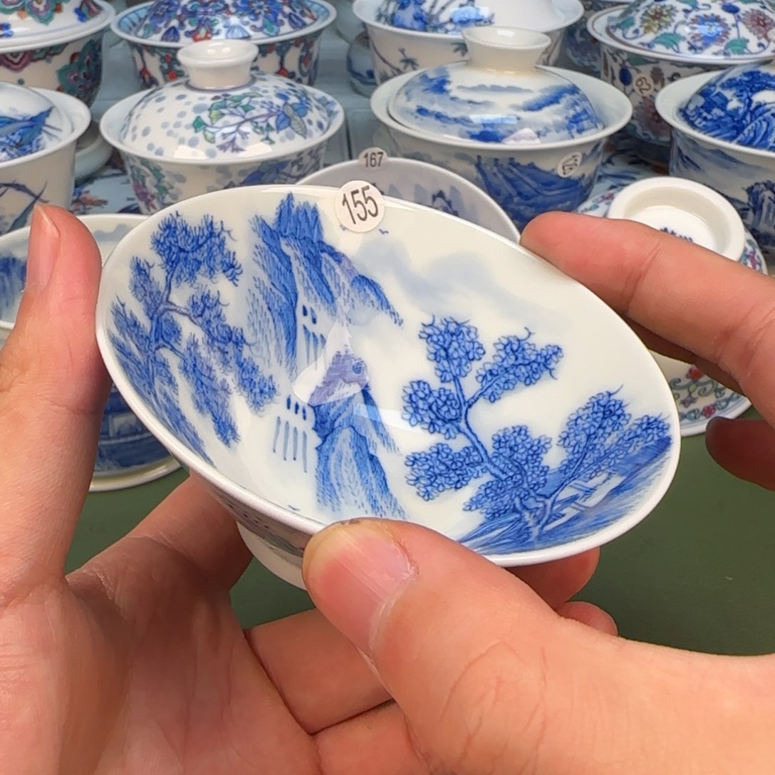 彦祖纯手工手绘茶具155