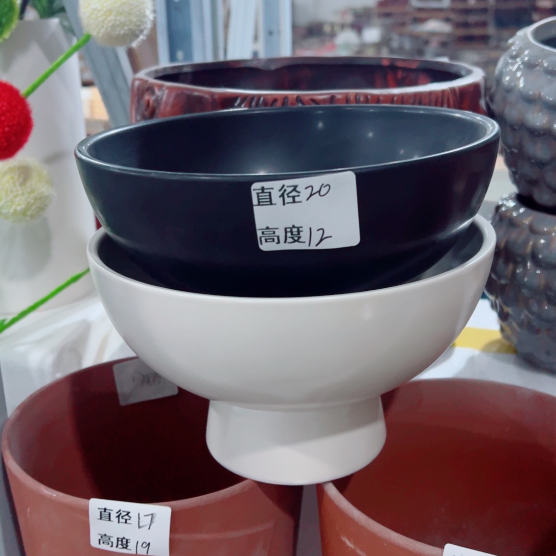 有孔，陶瓷花盆满10米包邮发货