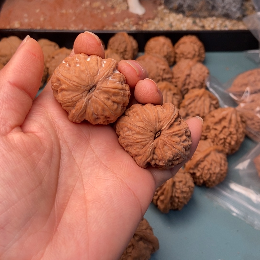 晴***川吊坠文玩核桃元宝46