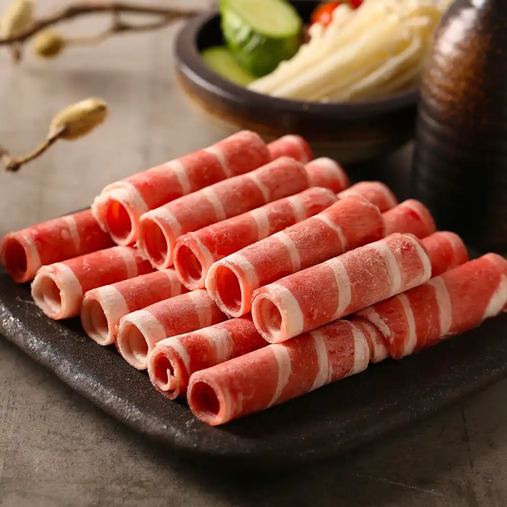 【绿天地】（火锅）【美肥】美式肥牛卷/斤原切牛肉卷（以实物为准）