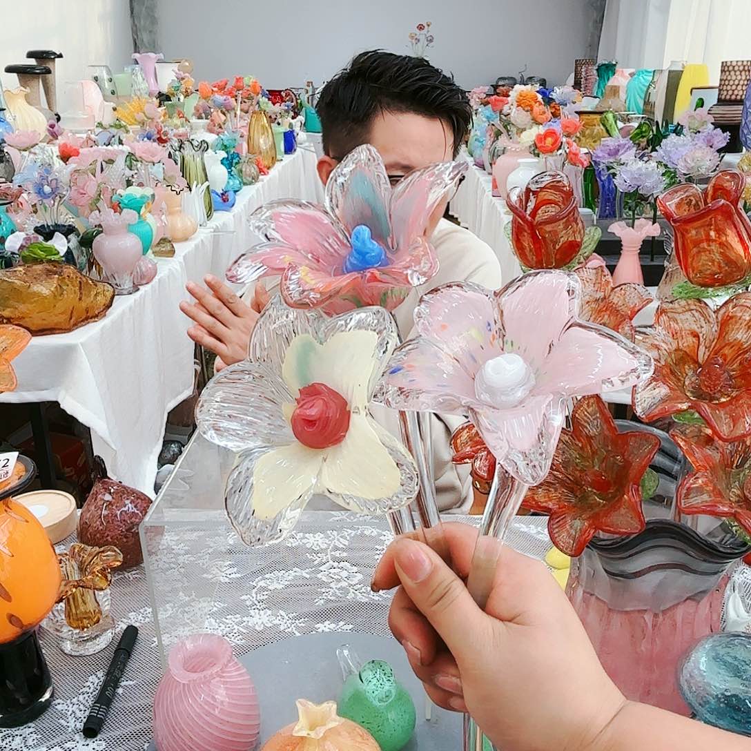 福利不退不换琉璃花瓶艺术品