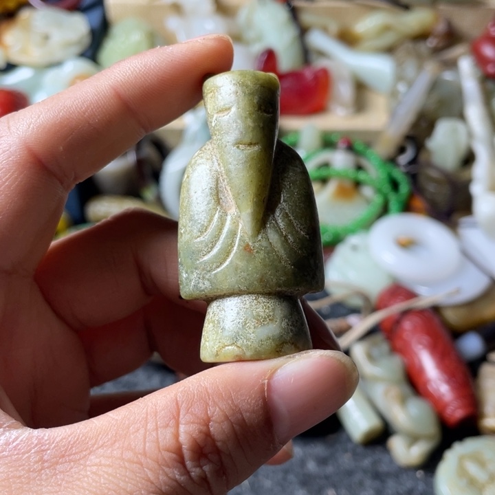 和田玉未镶嵌吊坠(不含链)