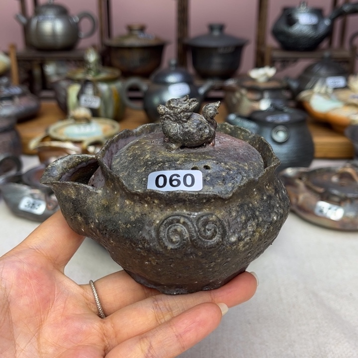 壶裸柴烧陶瓷茶具