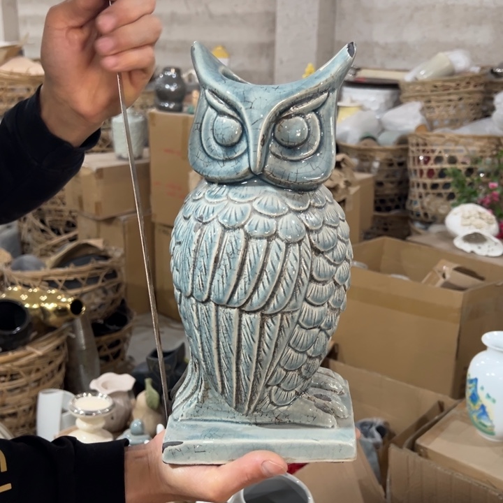 摆件高33口7公分微瑕捡漏做旧款