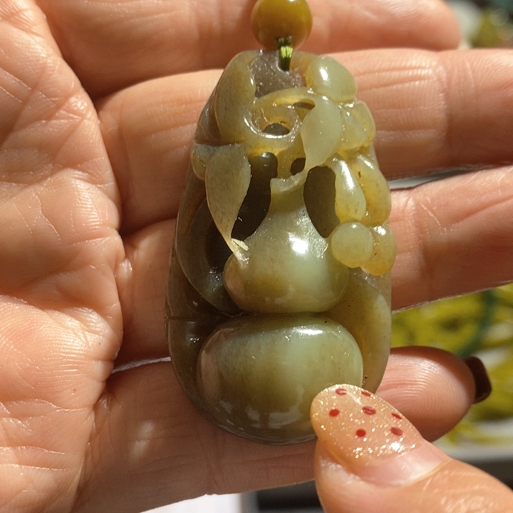 岫玉毛衣链未镶嵌