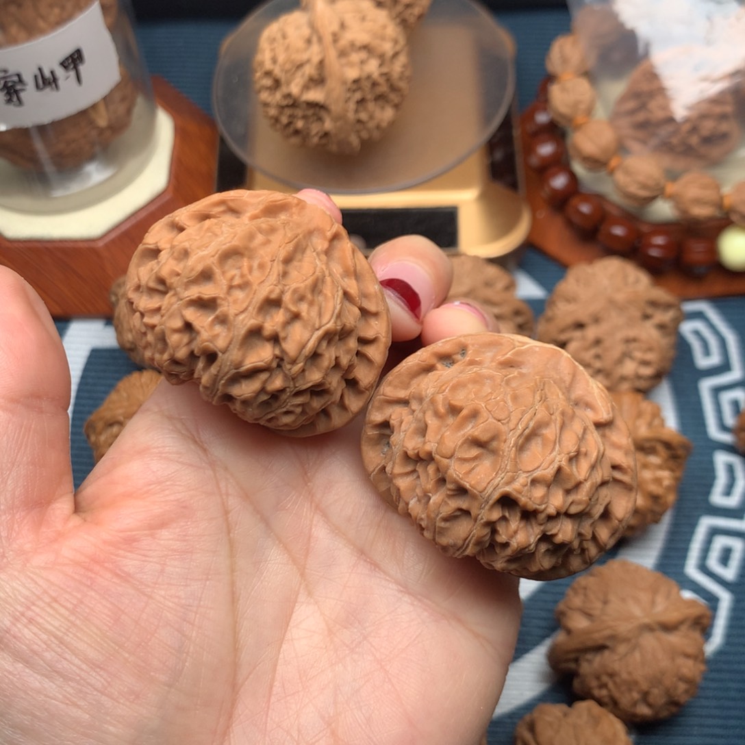 ꧁***꧂文玩核桃把件宫灯46