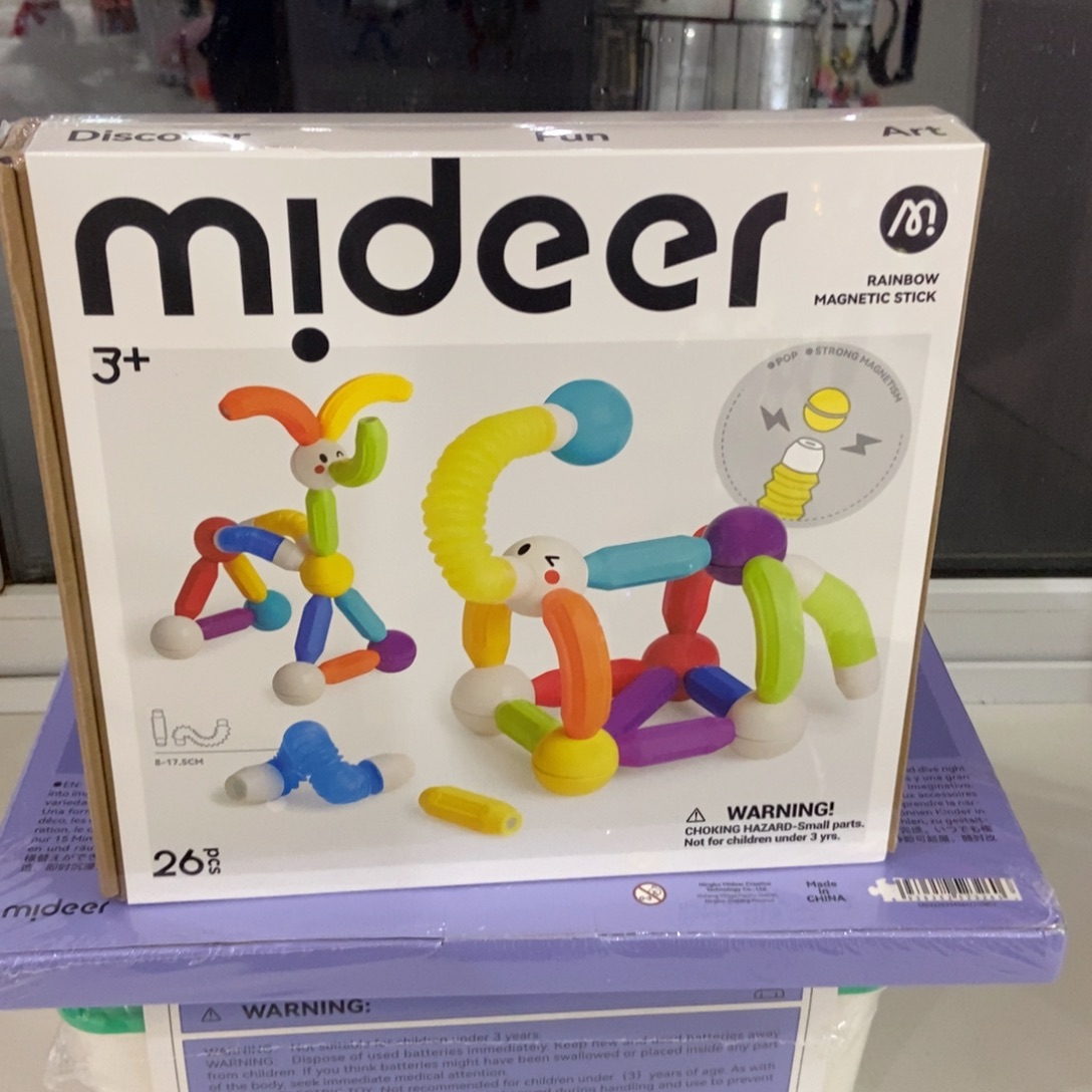 塑料弥鹿彩虹磁力棒26片