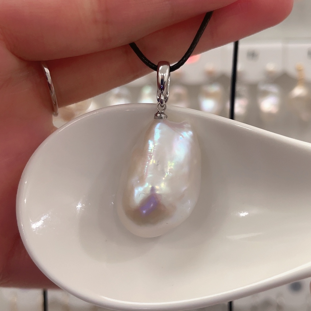 淡水珍珠未镶嵌吊坠(不含链)
