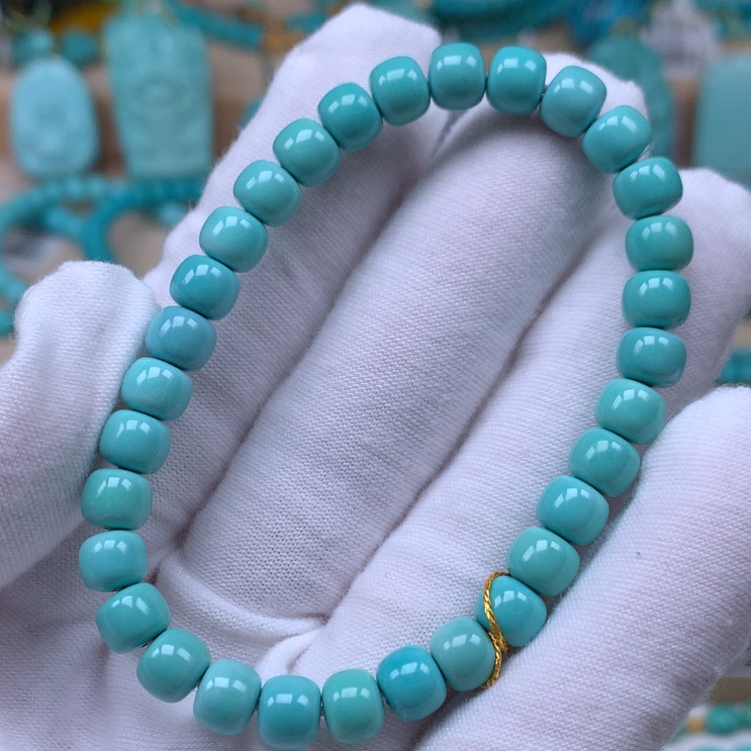 绿松石精品配饰未镶嵌