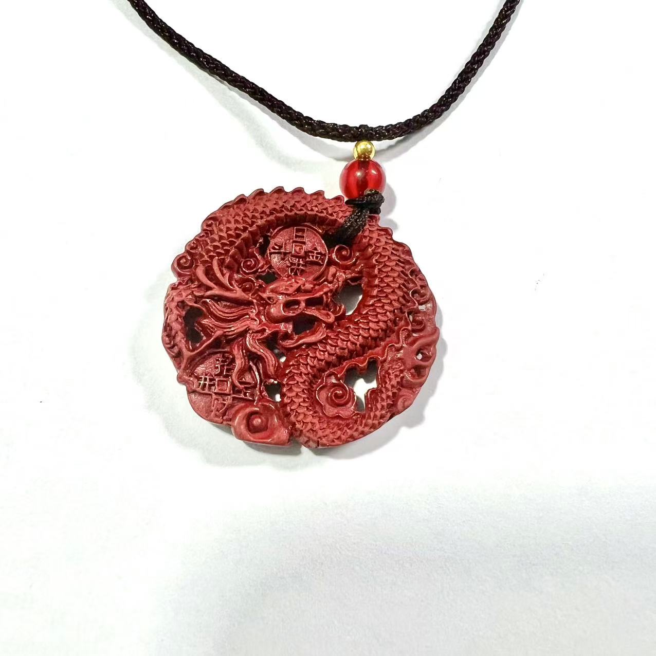 天然辰砂精美设计款吊坠*DK009