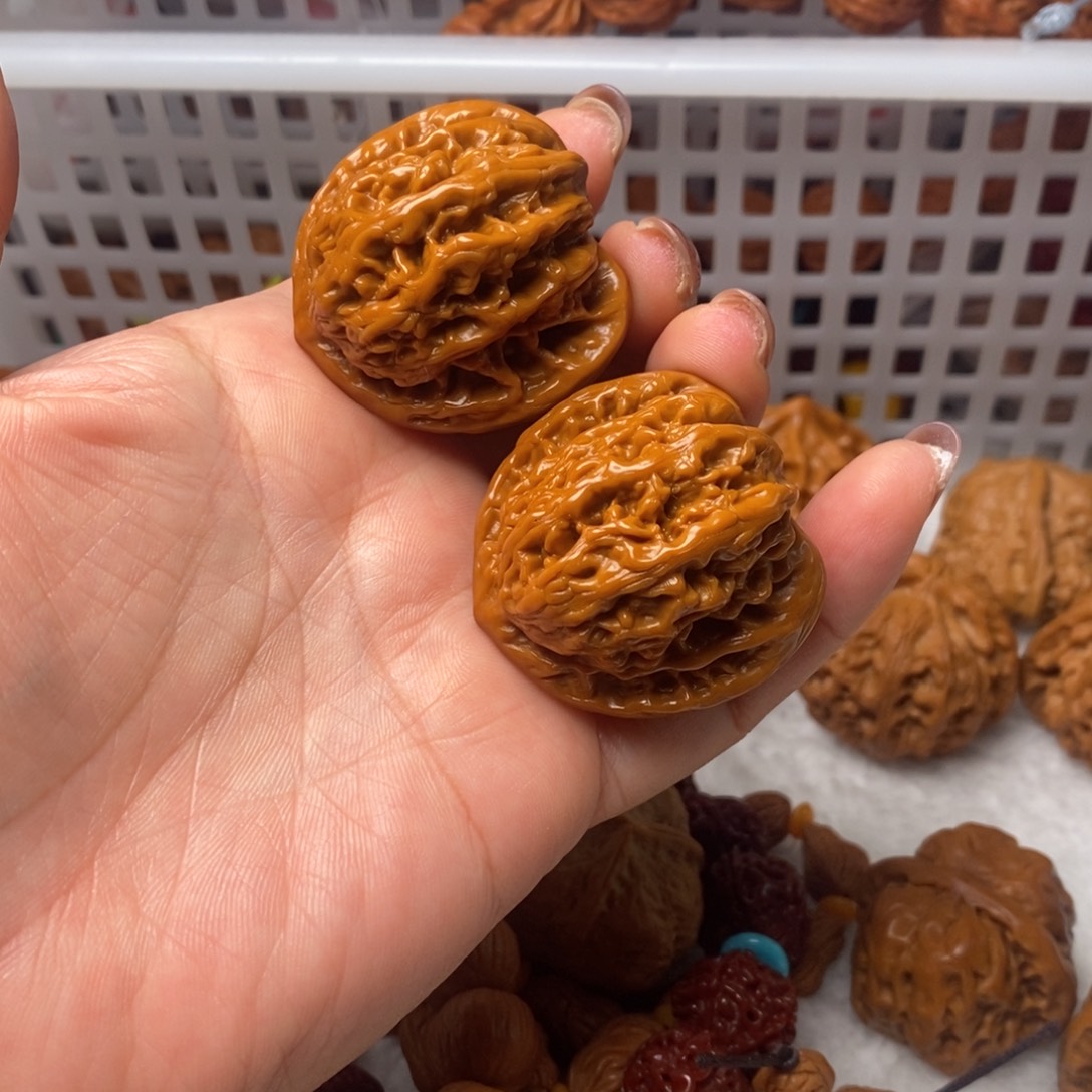 吊坠文玩核桃虎头39