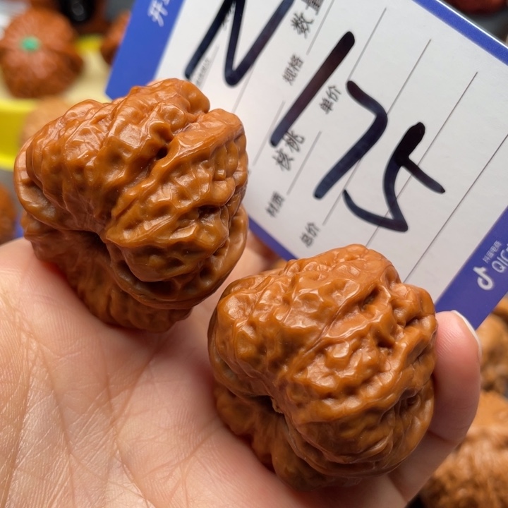 文玩核桃把件蛙蛙36尺