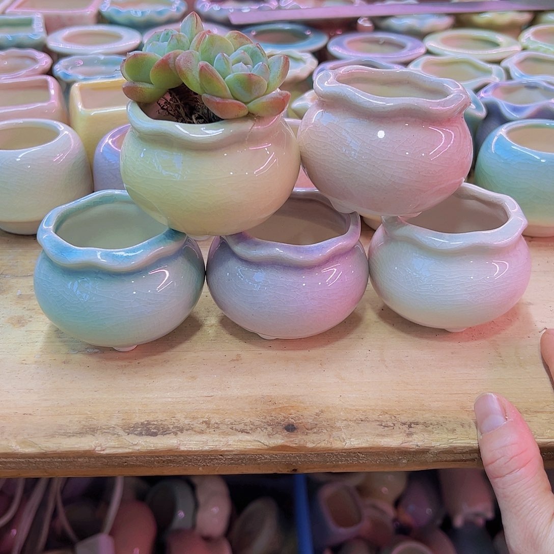 陶瓷花盆当场凑满12包邮