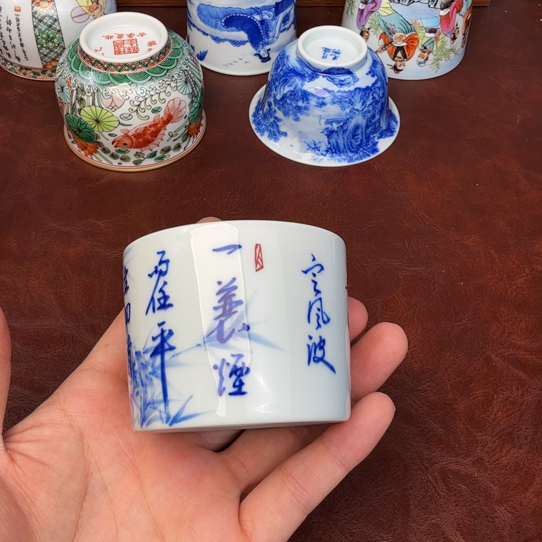 陶现代景德镇全手工全手绘陶瓷