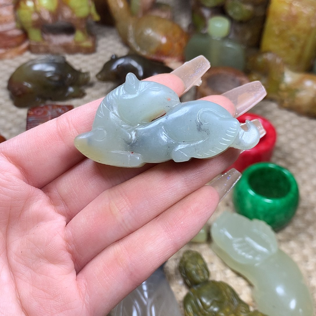 白玉菩提吊坠挂件