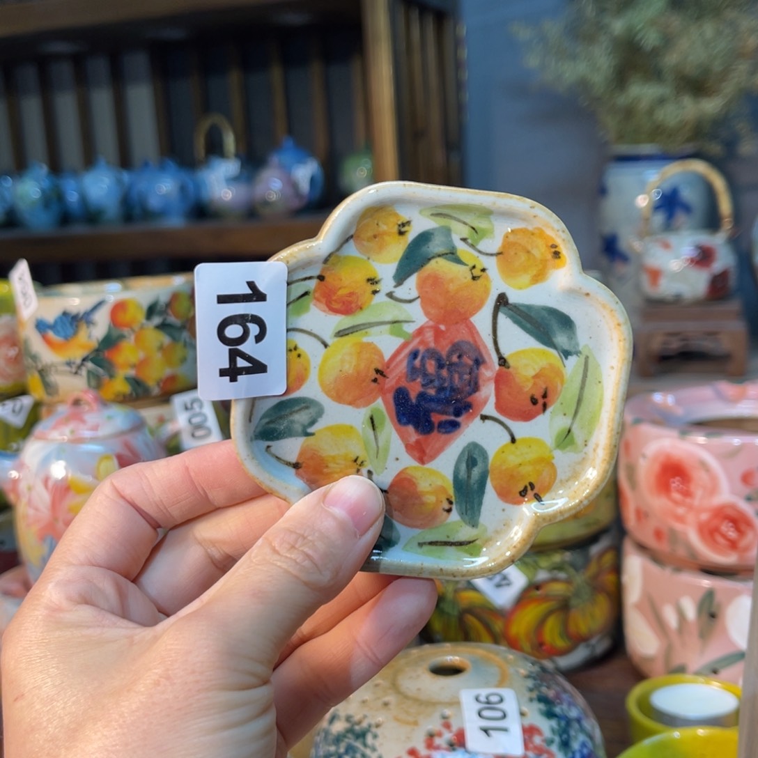 杯素浅陶瓷手工手绘