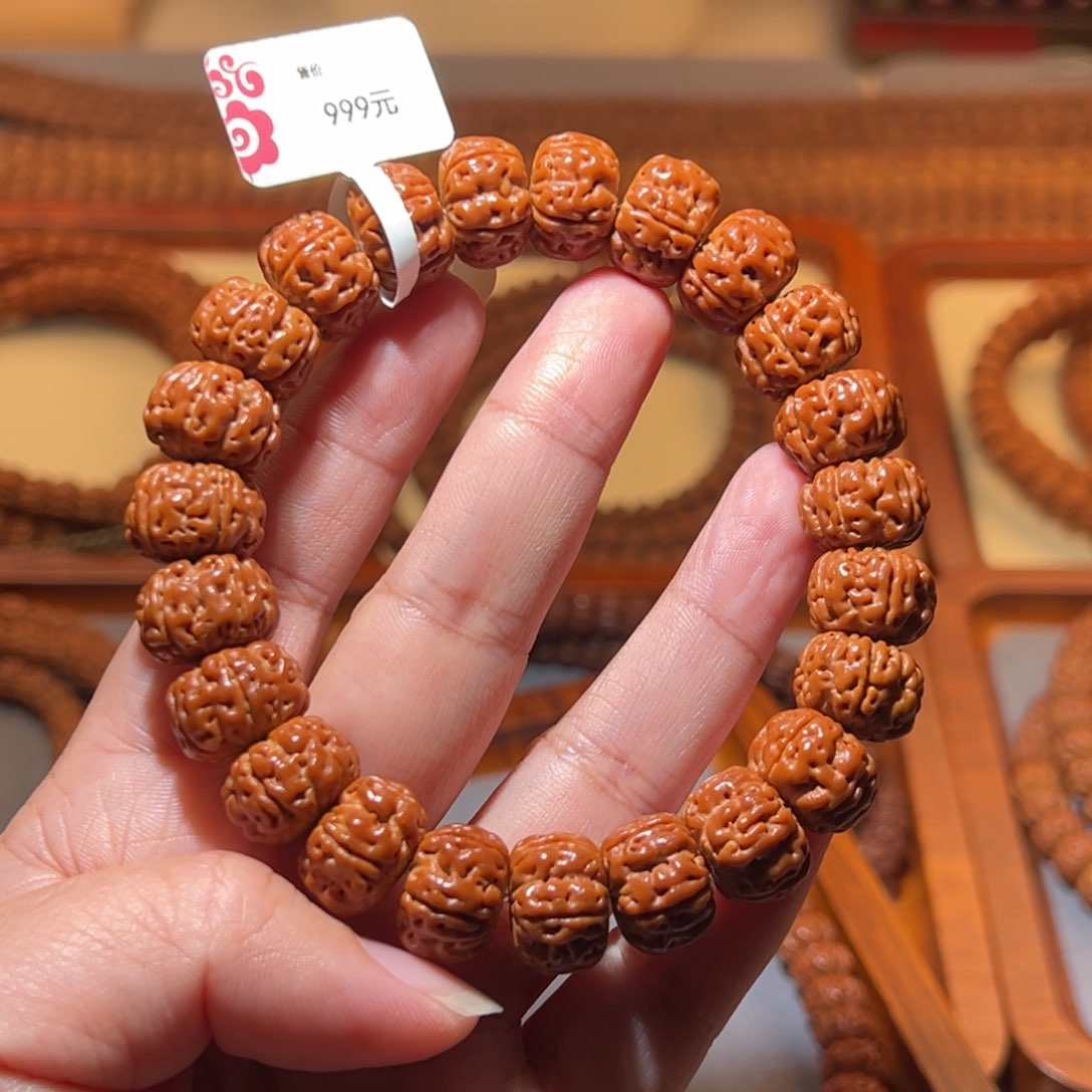 手串金刚菩提L*n泰森手串皮筋款