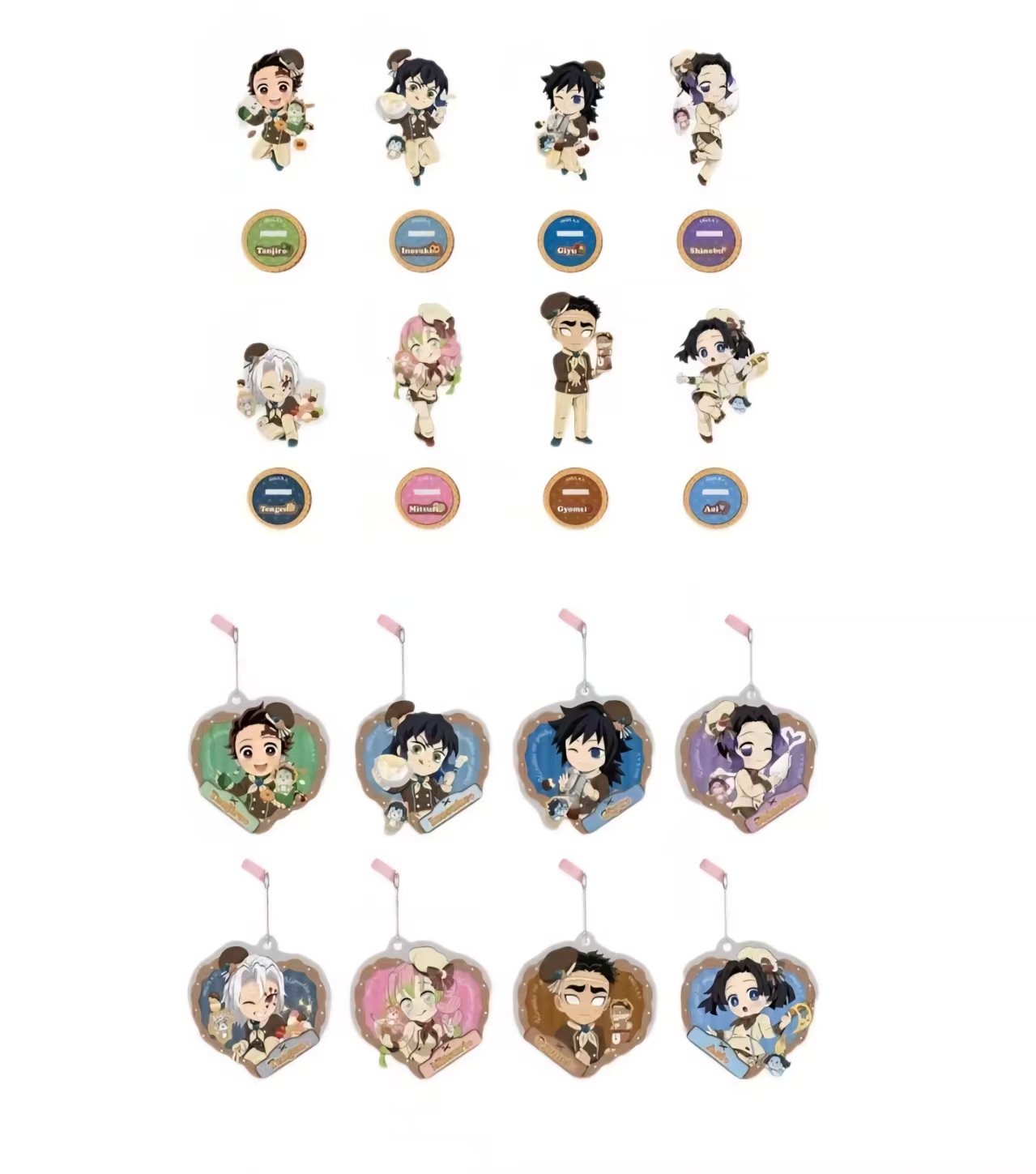 【鬼灭之刃】 情人节限定  立牌/挂件 盲盒 （日谷国现，顺丰包邮）