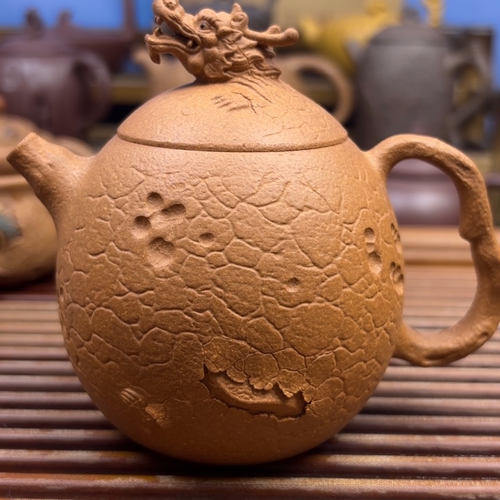 茶壶紫砂龙蛋原矿黄降坡原矿200c