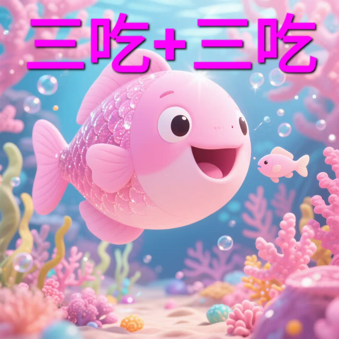 仅展示【大鱼吃小鱼三吃+三吃吃奖励】同号不吃盲盒