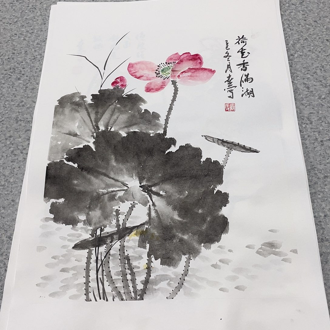 国画1.4平尺国画作品