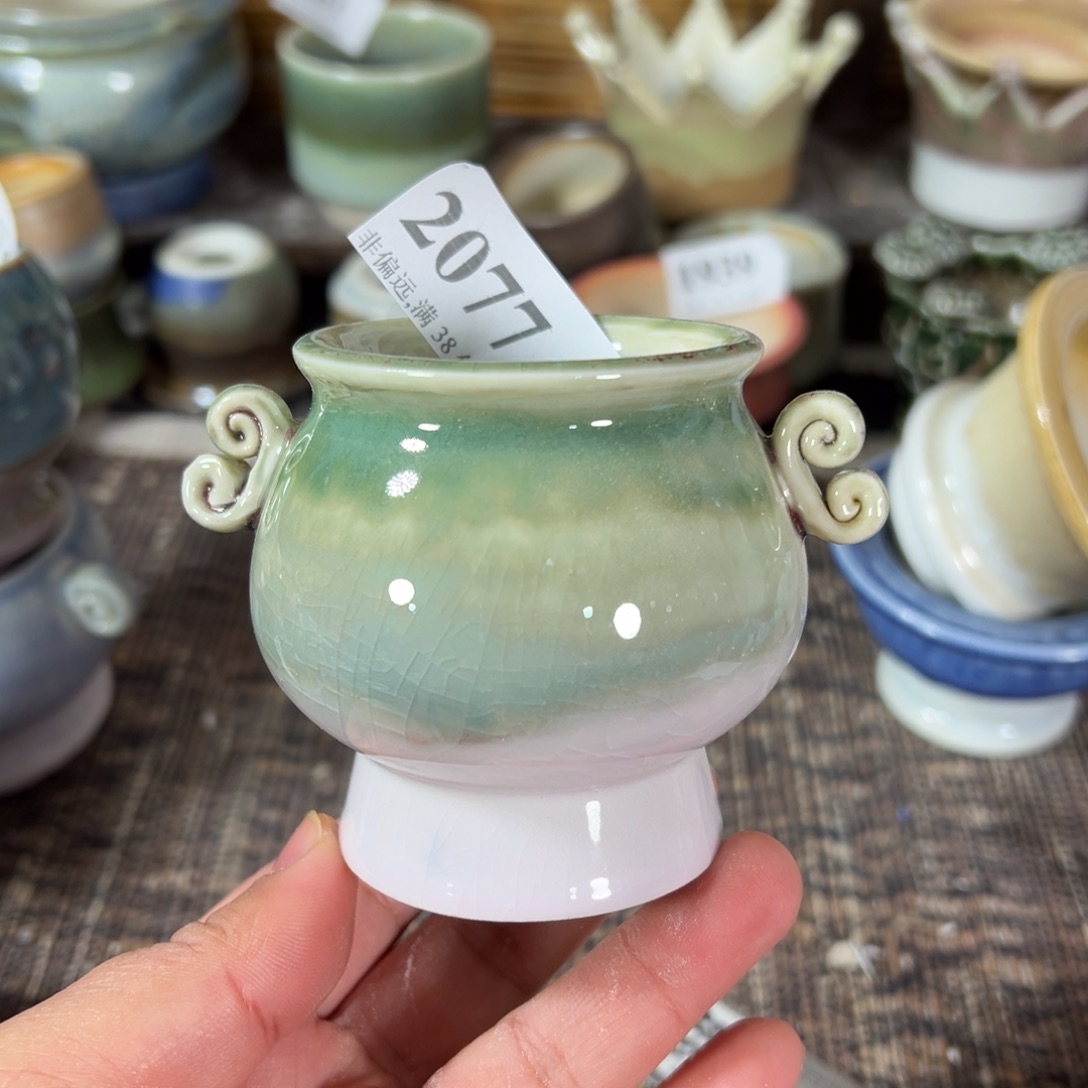 红陶景德镇手工花盆