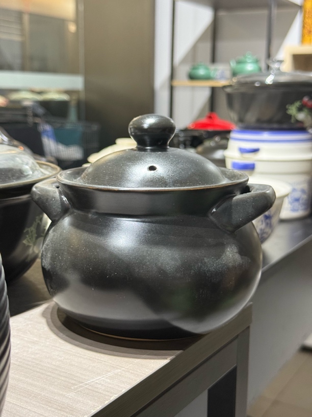 景德镇珍宝砂锅1511黑光面1.5升