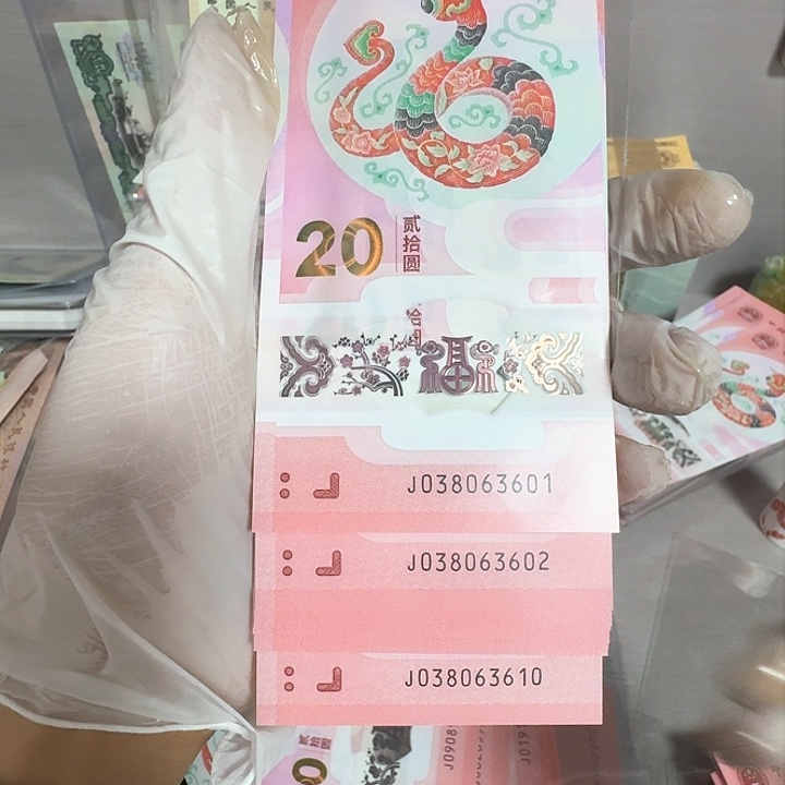 蛇钞纪念钞无47标十3601