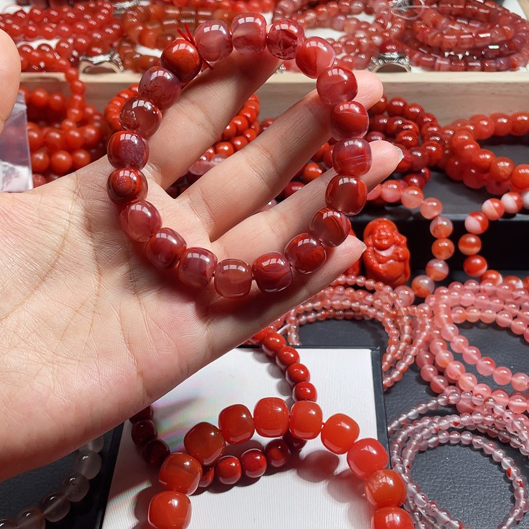 陶***醉手链未镶嵌南红玛瑙