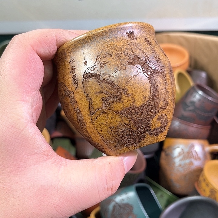 茶杯紫砂全手工紫砂主人杯