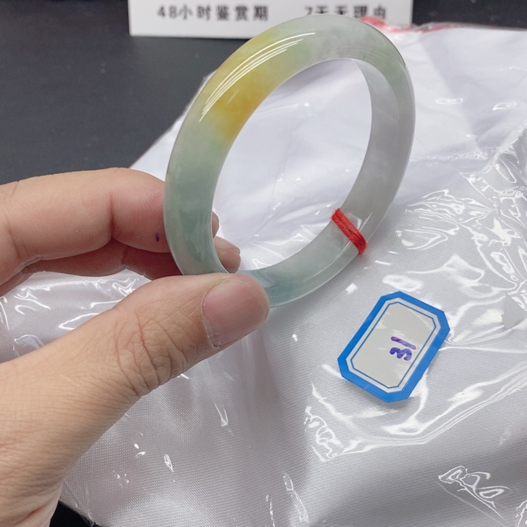 星***a岫玉未镶嵌手镯翡手镯31