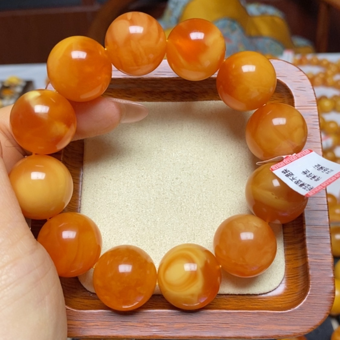 【闪购商品】蜜蜡手链未镶嵌手串
