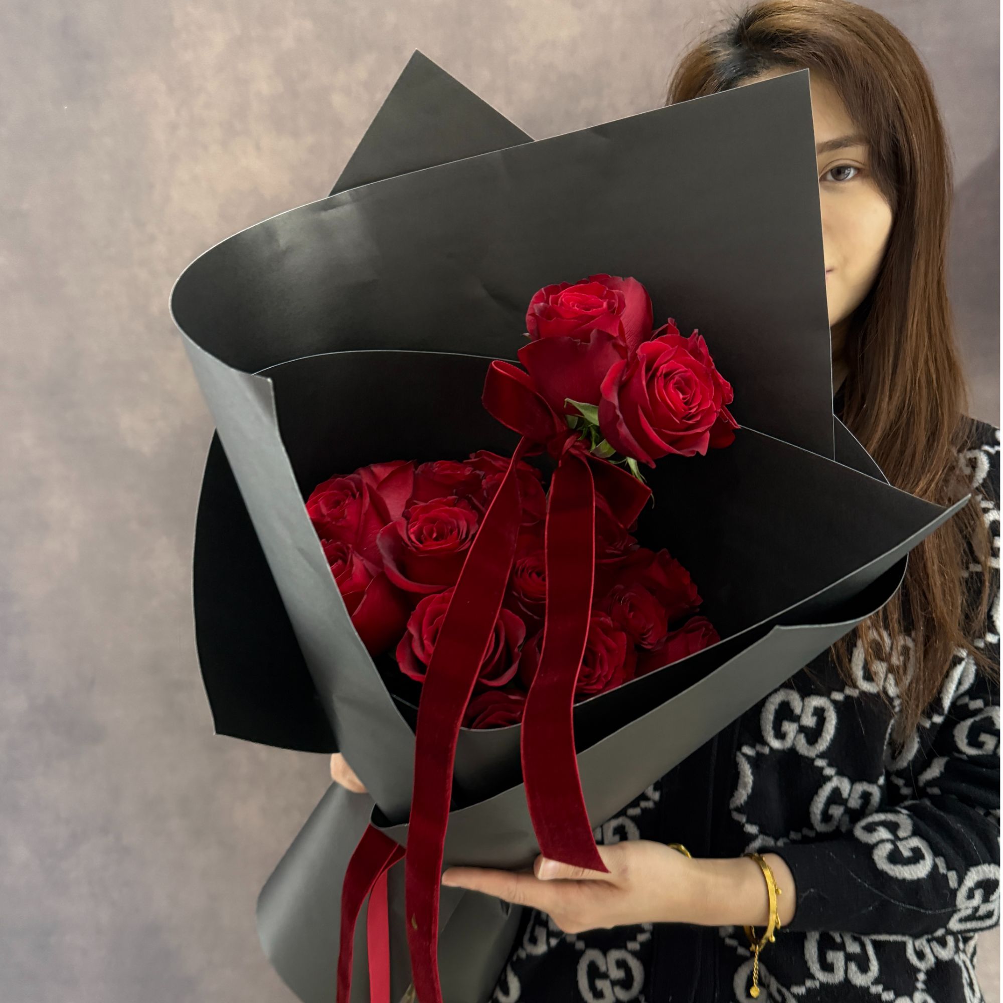 （214情人节花束情人节礼物）【独秀】21枝高原红玫瑰花束红玫瑰花束订婚求婚结婚礼物 生日花束