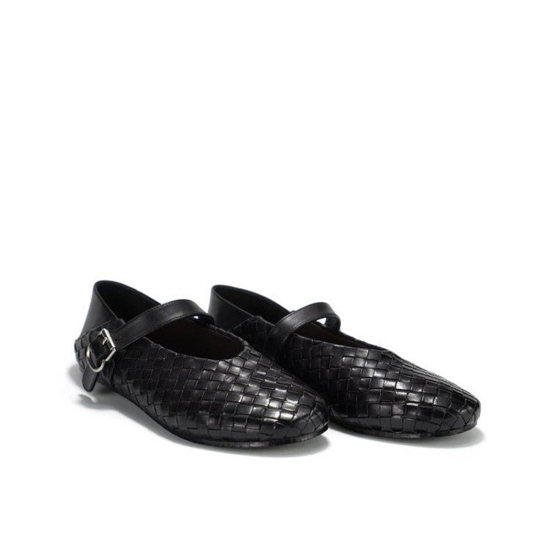 【现货+退货补运费】夏季轻奢款撤柜编织单鞋