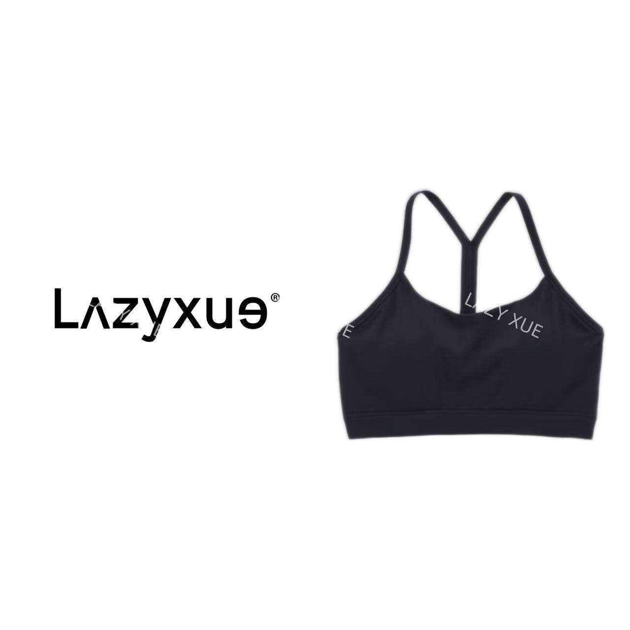LAZYXUE薛懒懒/“LU”高奢云朵感运动舒适裸感瑜伽文胸背心 00305