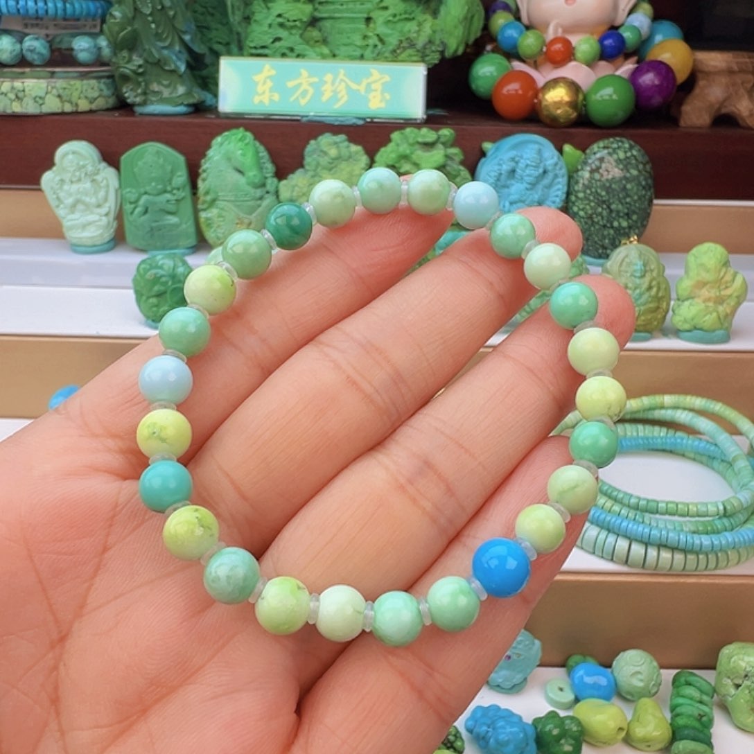 未镶嵌绿松石项链