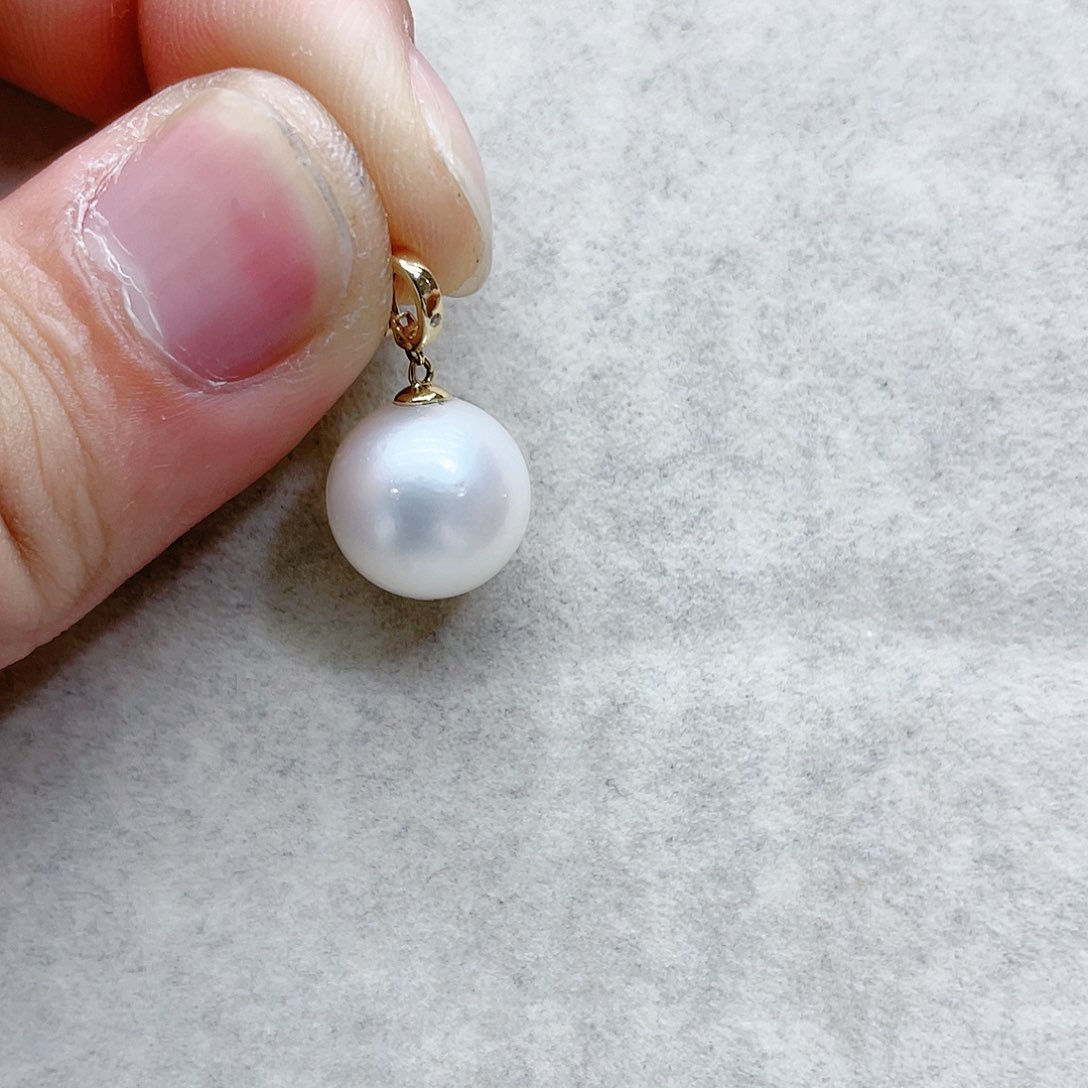 海水珍珠颈饰18K金镶嵌