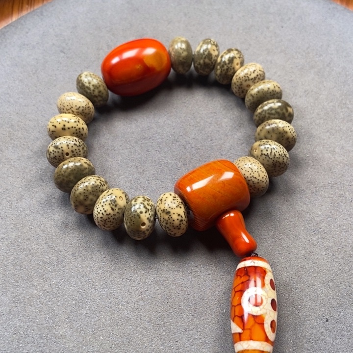 菩提把件未镶嵌星月菩提子