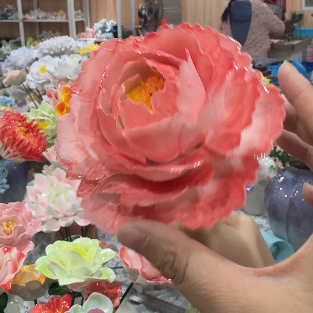 陶瓷花，拍满20发货，退款拉黑