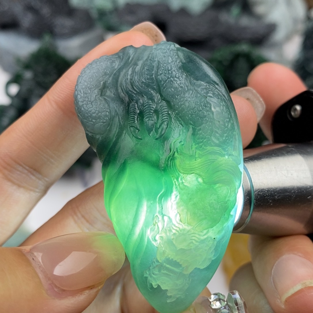 定制翡翠未镶嵌天然