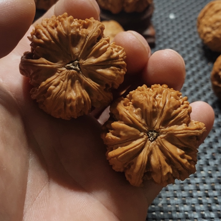 核桃手串/手链老*文玩核桃三愣