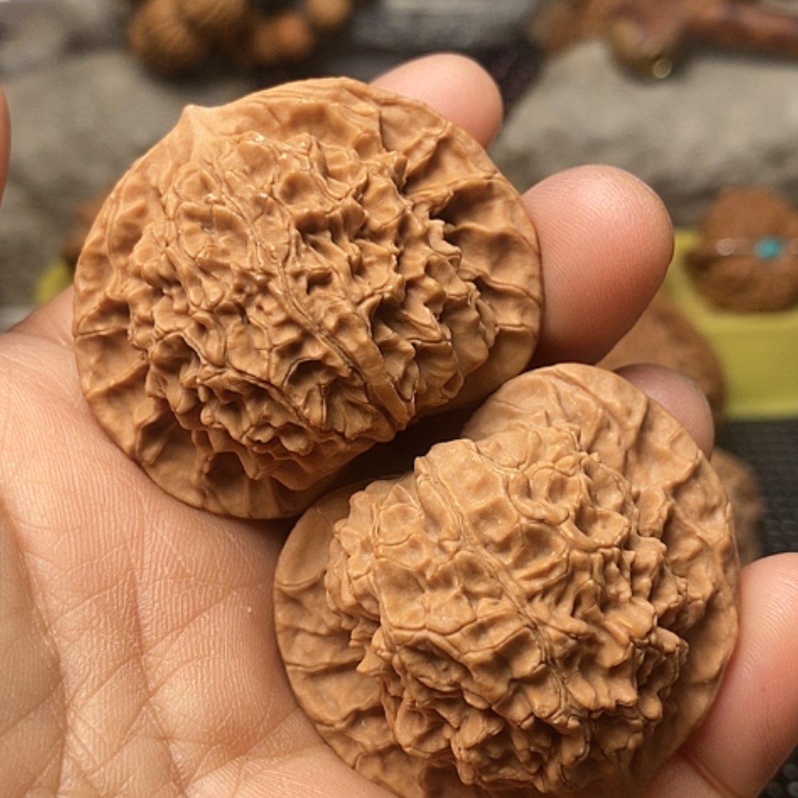 【闪购商品】文玩核桃把件44盘龙纹狮子头